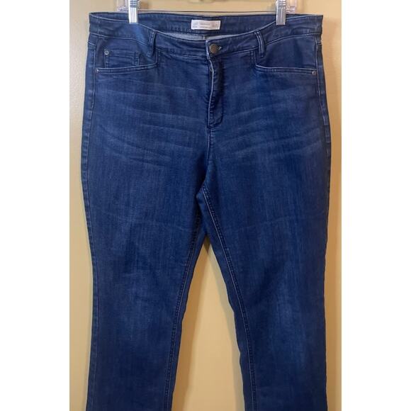 J.Jill Smooth-Fit Barely Boot Cut Jeans Size 16 - Picture 2 of 7